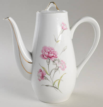 Carnation Coffee Pot & Lid