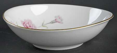 Carnation Lugged Soup Bowl