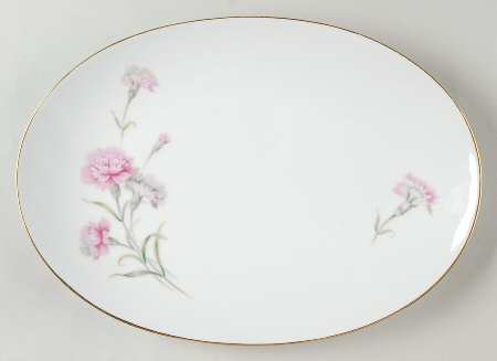 Carnation 14" Oval Serving Platter