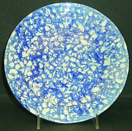 Town and Country Blue (Black Trim) Salad Plate