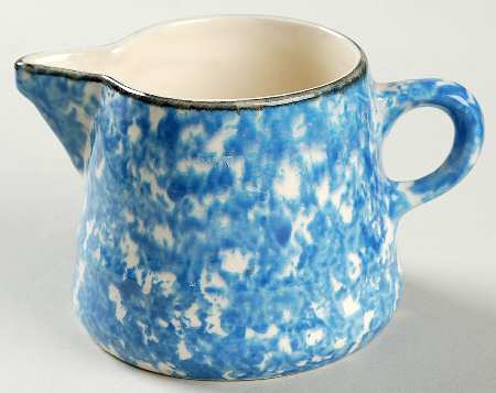 Town and Country Blue (Black Trim) Creamer