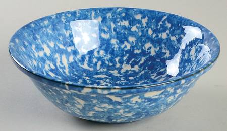 Town and Country Blue (Black Trim) Coupe Cereal Bowl