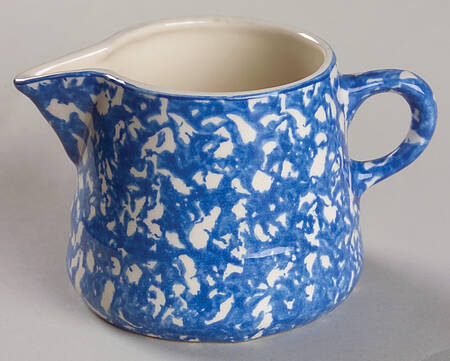 Town and Country Blue (No trim) Creamer