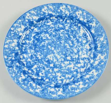 Town and Country Blue (No trim) Salad Plate