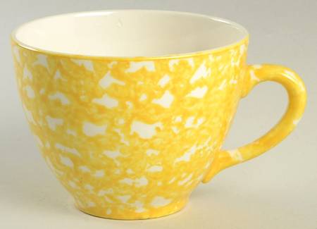 Town and Country Yellow (No Trim) Flat Cup