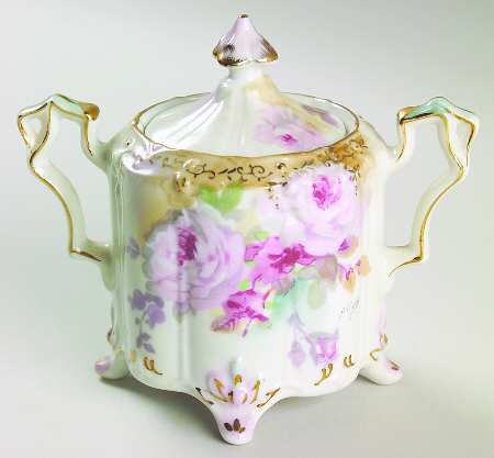 Chantilly Rose Mini Sugar Bowl & Lid