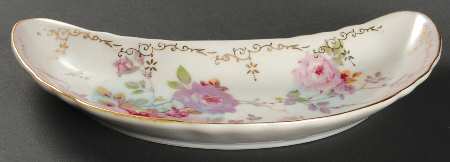 Chantilly Rose Crescent Salad Plate