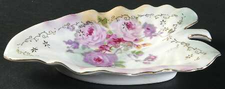Chantilly Rose Leaf Shaped Dish
