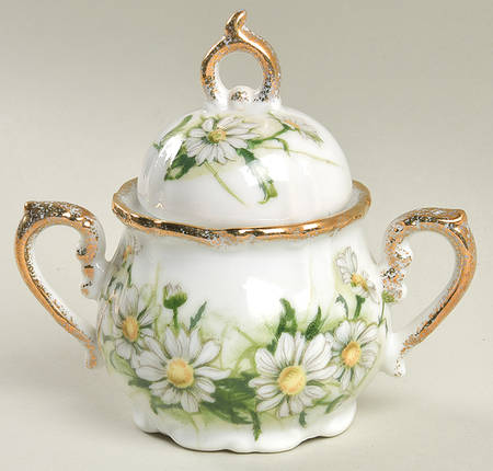 Daisy Bouquet Sugar Bowl & Lid