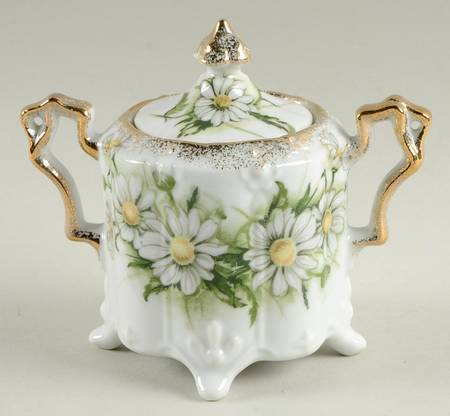 Daisy Bouquet Sugar Bowl & Lid