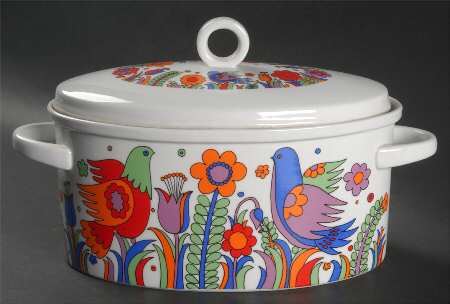 Paradise 3 Quart Oval Covered Casserole