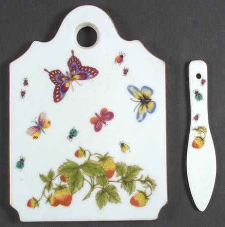 Spring Time Cheese & Cracker Board with Spreader by Royal Crown (Japan)