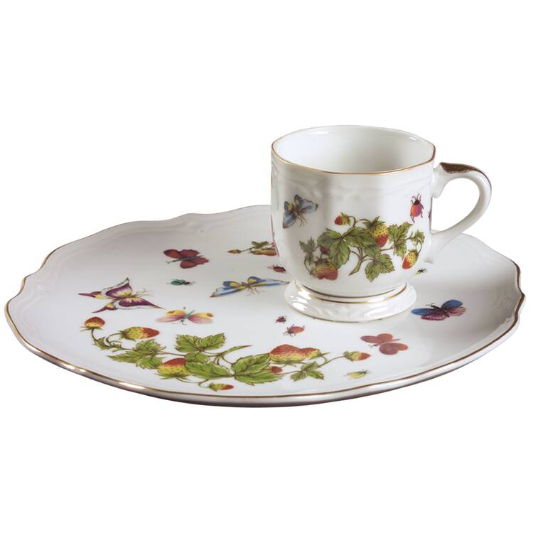Spring Time Snack Plate & Cup Set