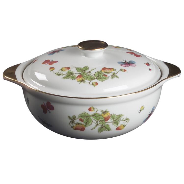 Spring Time 1 Qt Round Covered Casserole