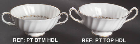 Adrian Footed Cream Soup Bowl