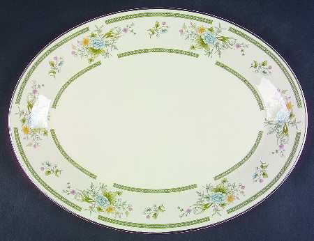 Adrienne 13" Oval Serving Platter