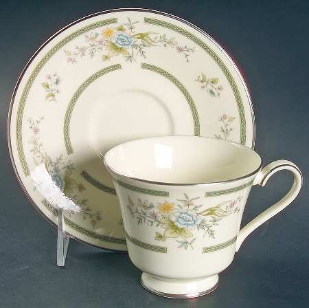 Adrienne Footed Cup & Saucer Set