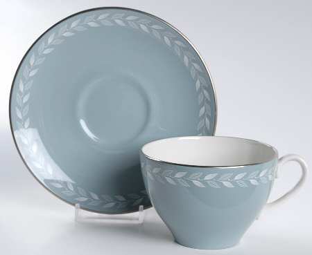 Aegean Flat Cup & Saucer Set