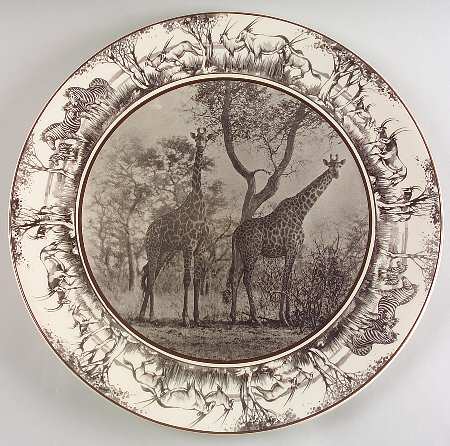 African Series Dark Brown Black by Royal Doulton