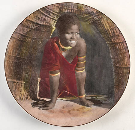 African Series Multicolor (Coupe) Dinner Plate
