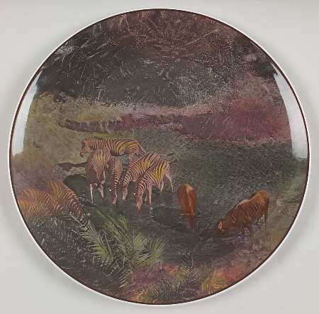 African Series Multicolor (Coupe) Dinner Plate