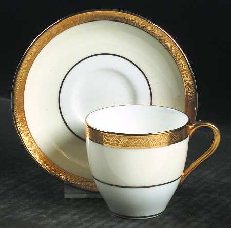 The Agincourt Flat Demitasse Cup & Saucer Set