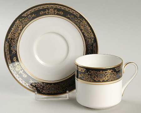 Albany Flat Demitasse Cup & Saucer Set