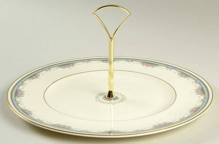 Albany Round Serving Plate with Handle (DP)