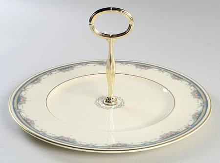 Albany Round Serving Plate with Handle (DP)