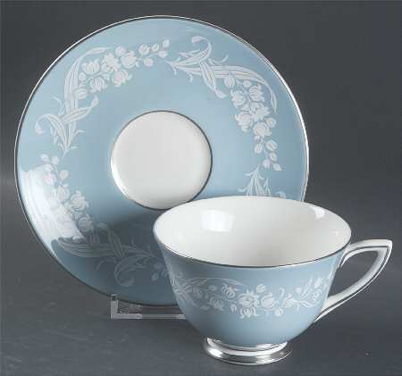 Alexandria Footed Cup & Saucer Set