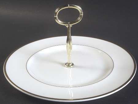 Alice (Albion Shape) Round Serving Plate with Handle (DP)