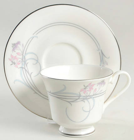 Allegro Footed Cup & Saucer Set