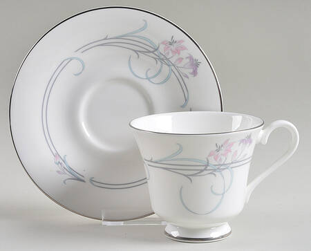 Allegro Footed Cup & Saucer Set