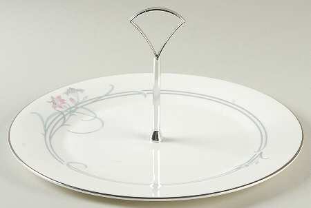 Allegro Round Serving Plate with Handle (DP)