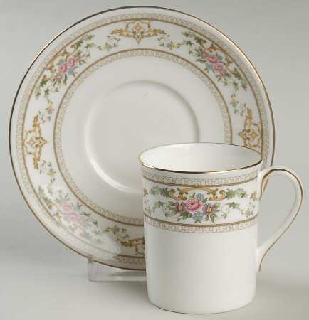 Alton Flat Demitasse Cup & Saucer Set