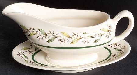 Almond Willow Gravy Boat & Underplate