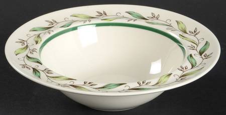 Almond Willow Rim Cereal Bowl