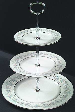 Amersham 13 7/8"-14 1/4" 3-Tiered Serving Tray(DP,SP,BB) HC