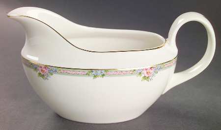 Amelia (White Background) Gravy Boat