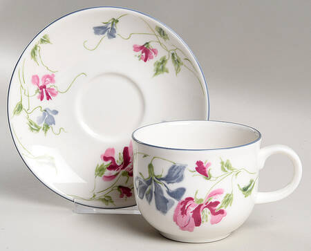 Amethyst Flat Cup & Saucer Set