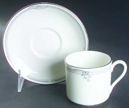 Andante Flat Demitasse Cup & Saucer Set