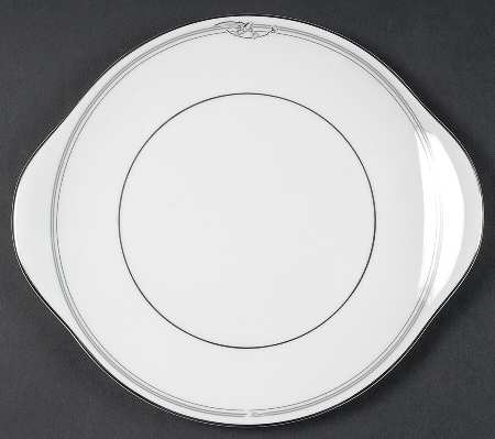 Andante Handled Cake Plate