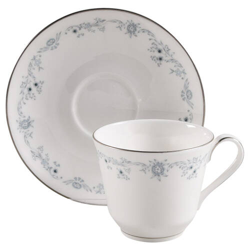 Angelique Flat Cup & Saucer Set