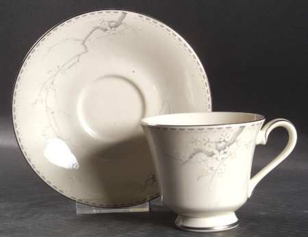 Angela Footed Cup & Saucer Set