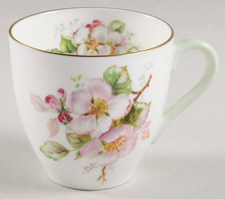 Apple Blossom Flat Demitasse Cup