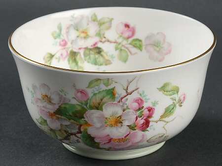Apple Blossom Open Sugar Bowl