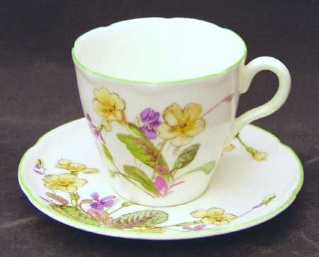 April Flat Demitasse Cup & Saucer Set