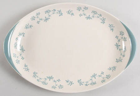 April Showers 14" Oval Serving Platter