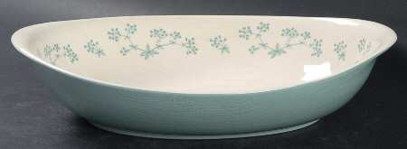 April Showers 10" Oval Vegetable Bowl