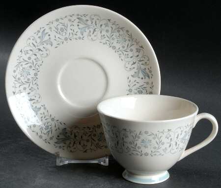 Arabesque Footed Cup & Saucer Set